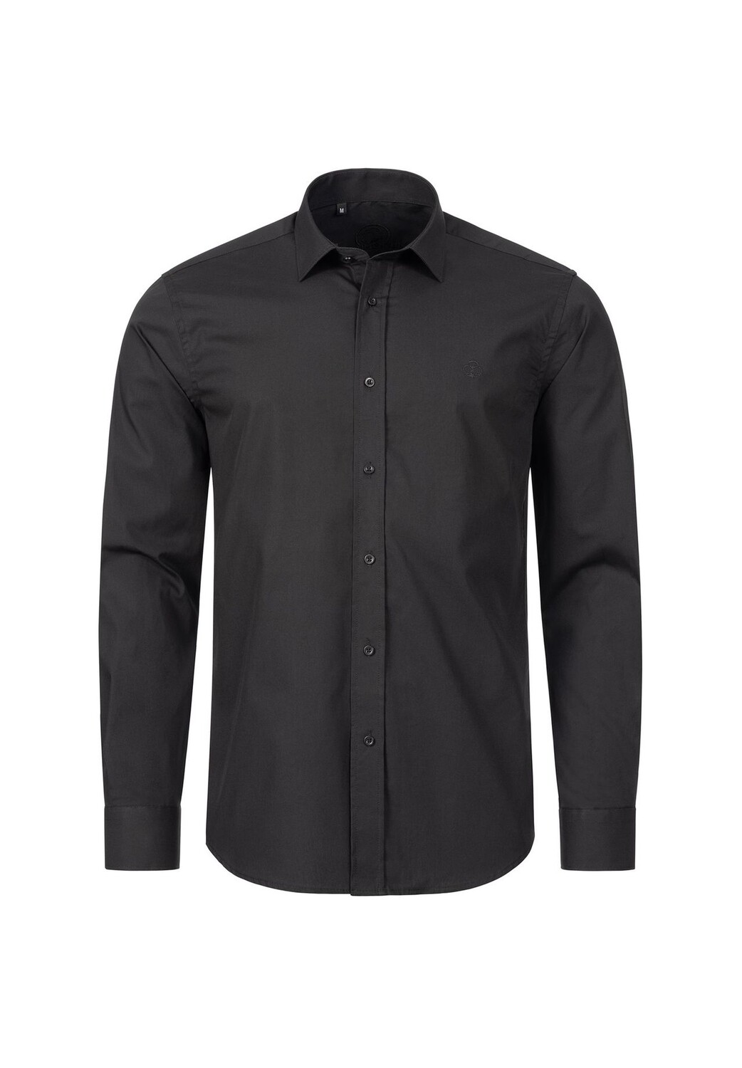 Рубашка стандартного кроя с воротником «Кент» INDUMENTUM, черный 
Рубашка стандартного кроя с воротником «Кент» INDUMENTUM, черный