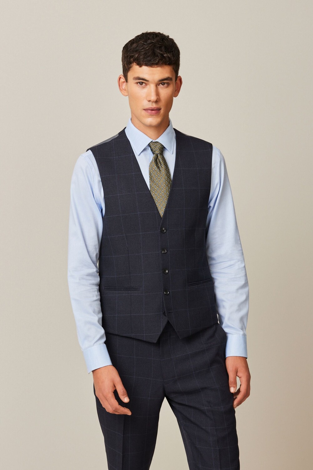 Жилет в клетку принца Уэльского Next, синий
Жилет в клетку принца Уэльского Next, синий