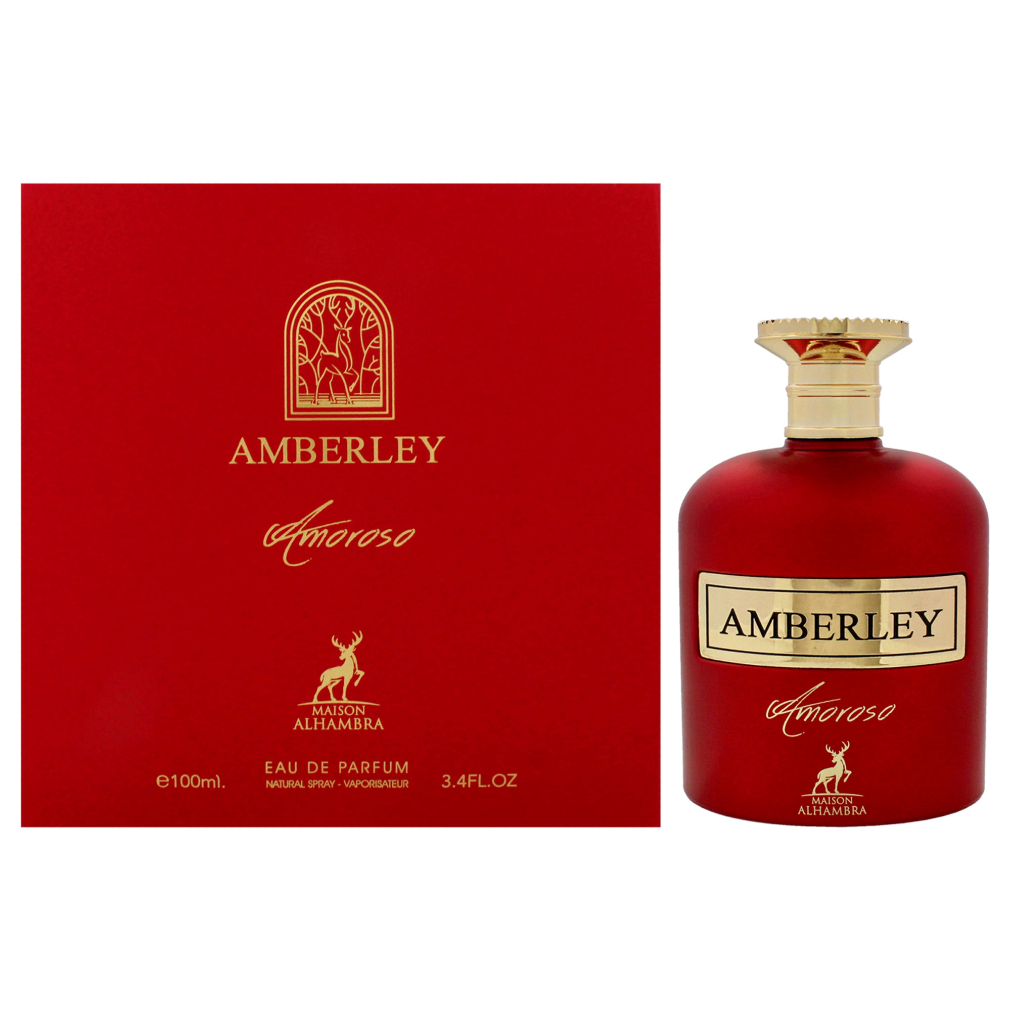 Amberley - Amoroso от Maison Alhambra для унисекс - спрей EDP, 3,4 унции, прозрачный
Amberley - Amoroso от Maison Alhambra для унисекс - спрей EDP, 3,4 унции, прозрачный