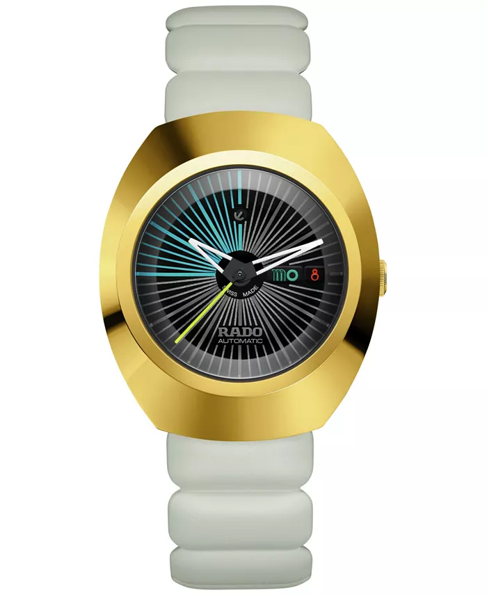 Унисекс-часы Swiss Automatic DiaStar Original x Tej Chauhan Special Edition с белым резиновым ремешком, 38 мм Rado
Унисекс-часы Swiss Automatic DiaStar Original x Tej Chauhan Special Edition с белым резиновым ремешком, 38 мм Rado