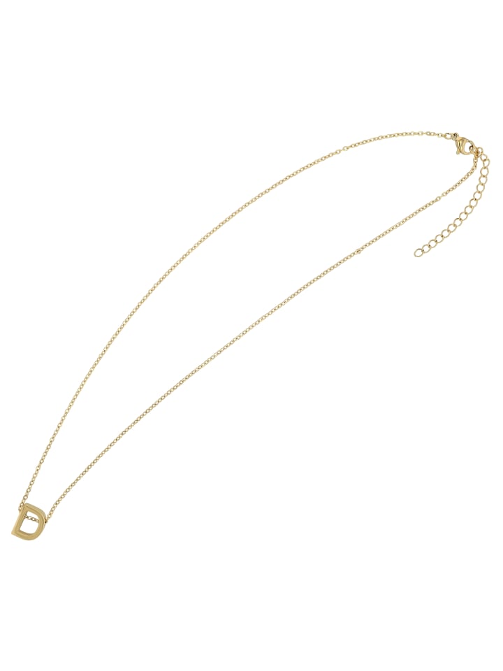 Adeliás Женское колье - буква N из нержавеющей стали 45+5 в золотом исполнении
Adeliás Женское колье - буква N из нержавеющей стали 45+5 в золотом исполнении