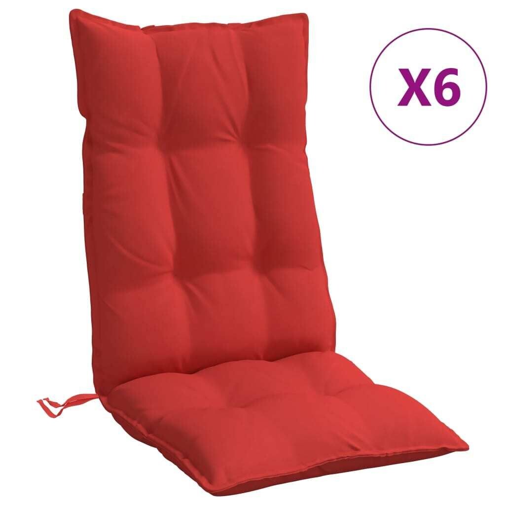 VidaXL Подушки для высокой спинки, набор из 6 красных оксфордских подушек, красный
VidaXL Подушки для высокой спинки, набор из 6 красных оксфордских подушек, красный