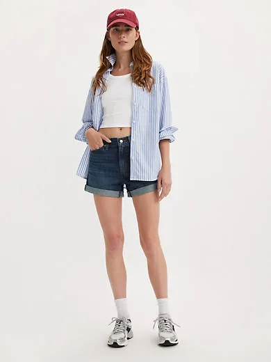 Женские шорты Mom в стиле 80-х с подкатками Levi's, цвет Taking The Stairs - Dark Wash
Женские шорты Mom в стиле 80-х с подкатками Levi's, цвет Taking The Stairs - Dark Wash