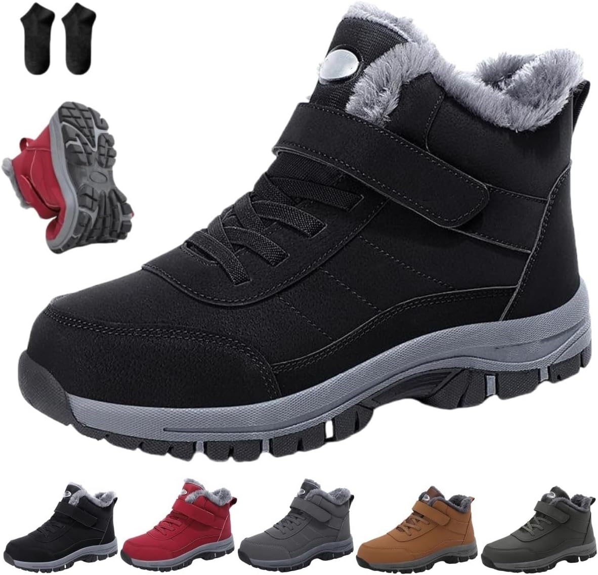 Эргономичные зимние ботинки, амортизирующие ортопедические ботинки для альпинизма для женщин и мужчин Generic, черный
Эргономичные зимние ботинки, амортизирующие ортопедические ботинки для альпинизма для женщин и мужчин Generic, черный