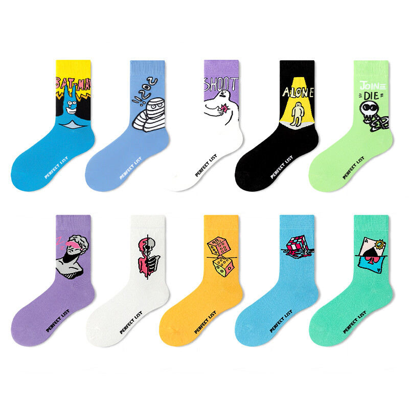 Носки унисекс до середины икры Pl, 10 двойных упаковок (без гендерного размера)
Носки унисекс до середины икры Pl, 10 двойных упаковок (без гендерного размера)