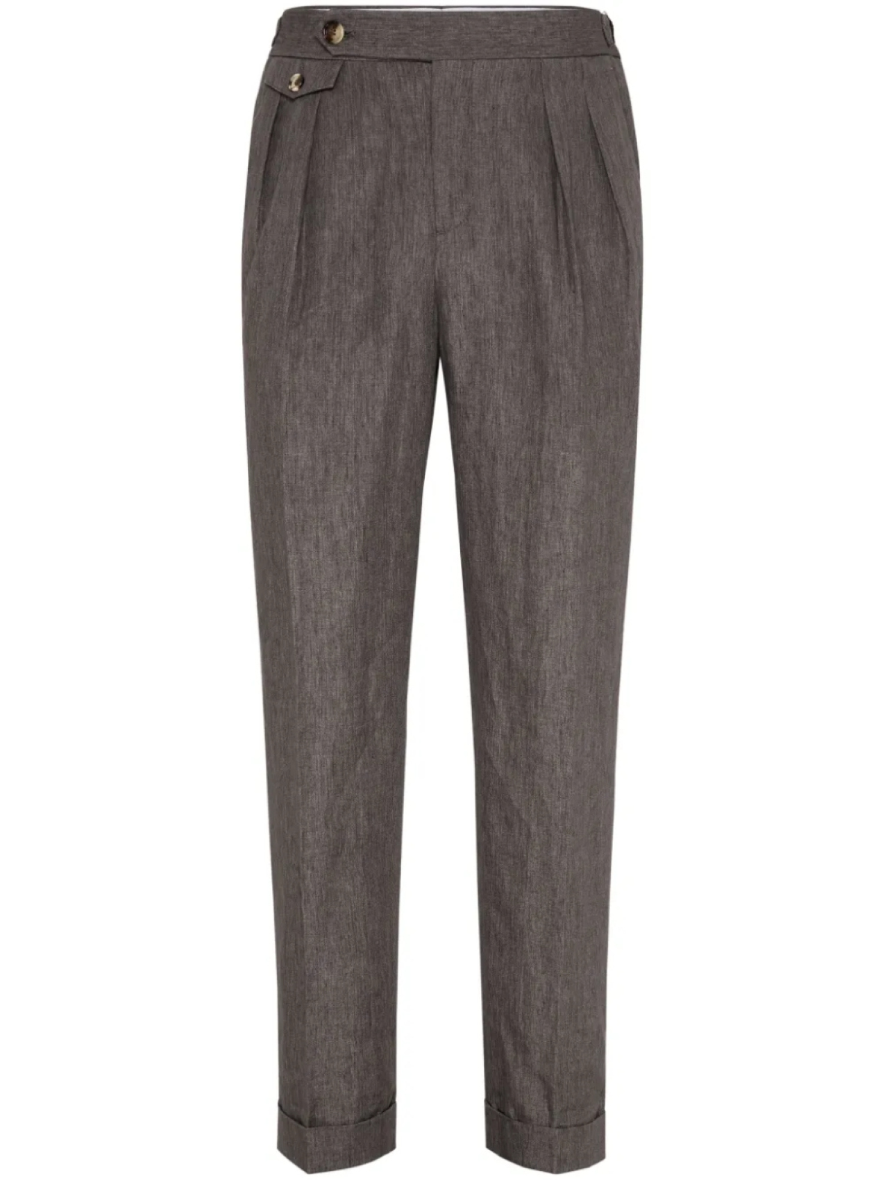 Льняные брюки строгого кроя Brunello Cucinelli, серый
Льняные брюки строгого кроя Brunello Cucinelli, серый