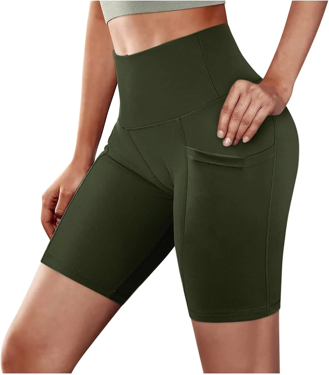 NATHGAM высокие шорты для женщин с карманами
NATHGAM высокие шорты для женщин с карманами