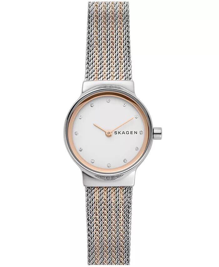 Женские двухцветные часы Freja с сетчатым браслетом из нержавеющей стали, 26 мм Skagen
Женские двухцветные часы Freja с сетчатым браслетом из нержавеющей стали, 26 мм Skagen