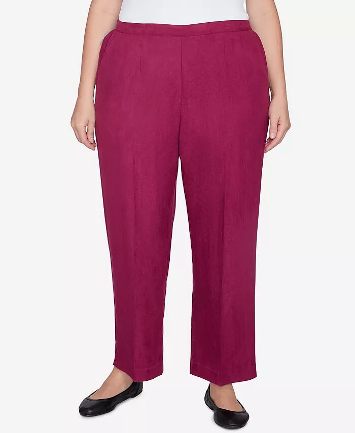 Брюки средней длины из мягкой микрофибры Wine Country Plus Size с боковыми швами и карманами Alfred Dunner, фиолетовый
Брюки средней длины из мягкой микрофибры Wine Country Plus Size с боковыми швами и карманами Alfred Dunner, фиолетовый
