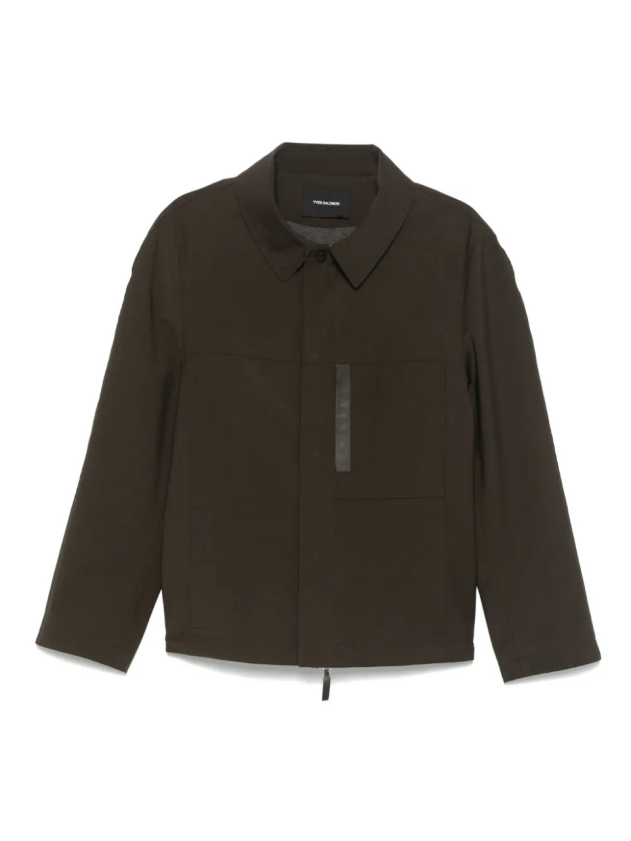 Рубашка на молнии Yves Salomon, зеленый
Рубашка на молнии Yves Salomon, зеленый