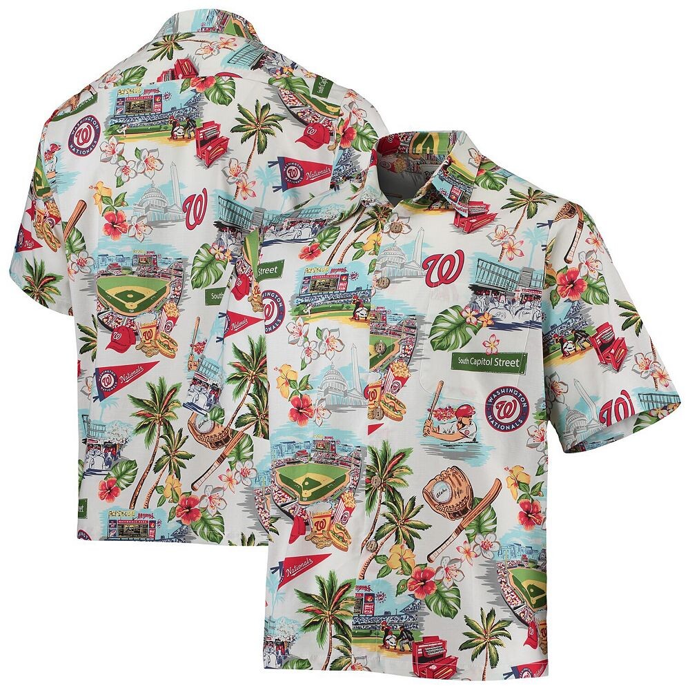 Мужская белая рубашка на пуговицах Reyn Spooner Washington Nationals Scenic, цвет Nat White
Мужская белая рубашка на пуговицах Reyn Spooner Washington Nationals Scenic, цвет Nat White
