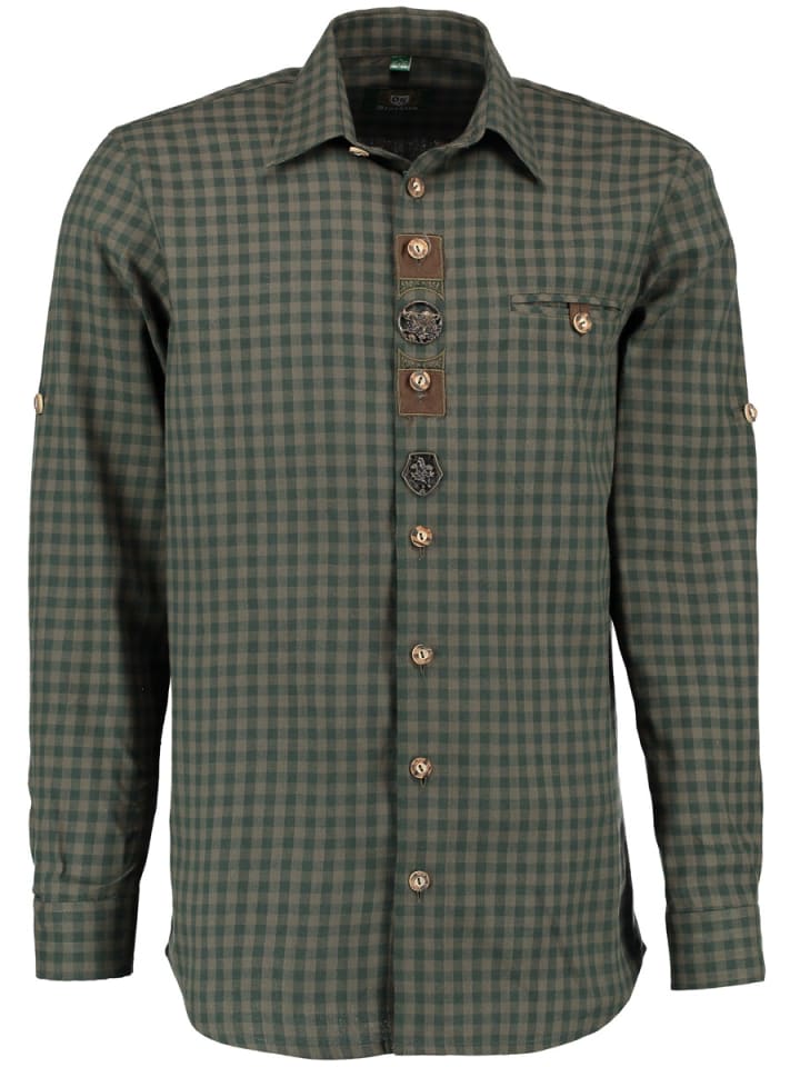 Традиционная рубашка Пирано оливкового цвета OS-Trachten
Традиционная рубашка Пирано оливкового цвета OS-Trachten