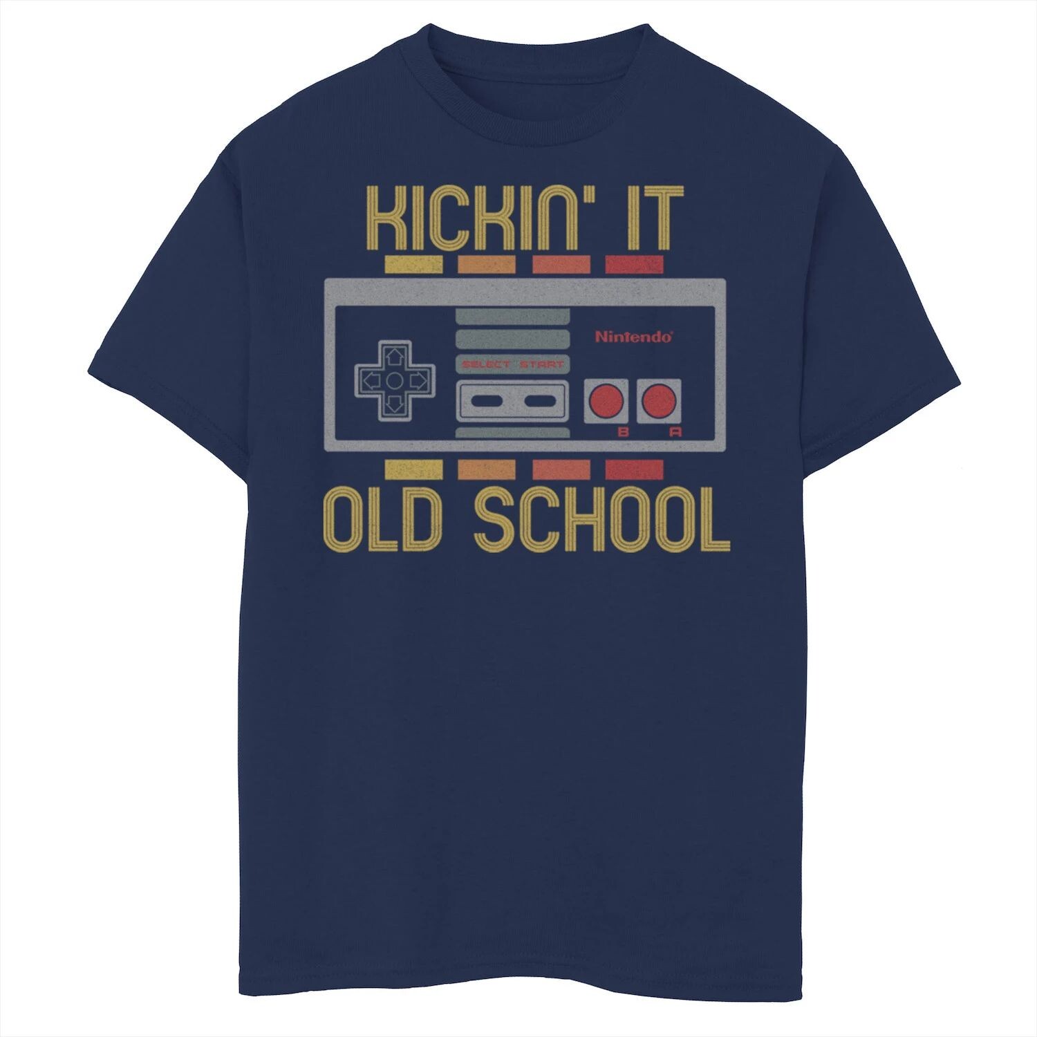 Футболка «Kickin' It Old School» в стиле ретро для Nintendo NES для мальчиков 8–20 лет Licensed Character, синий
Футболка «Kickin' It Old School» в стиле ретро для Nintendo NES для мальчиков 8–20 лет Licensed Character, синий