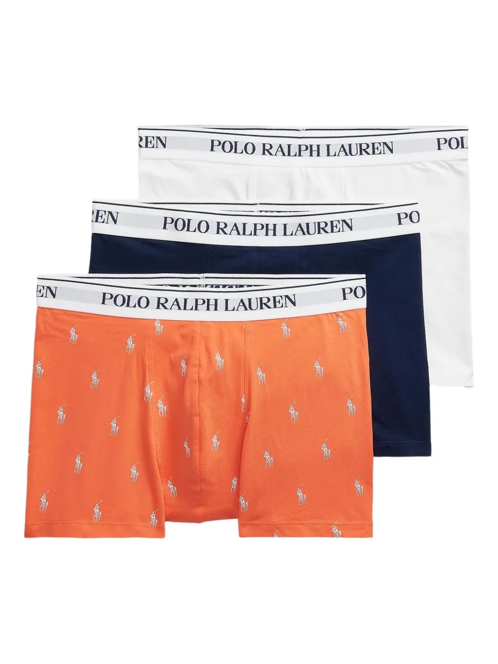 Боксеры с принтом игроков в поло (комплект из трех шт.) POLO RALPH LAUREN, оранжевый 
Боксеры с принтом игроков в поло (комплект из трех шт.) POLO RALPH LAUREN, оранжевый