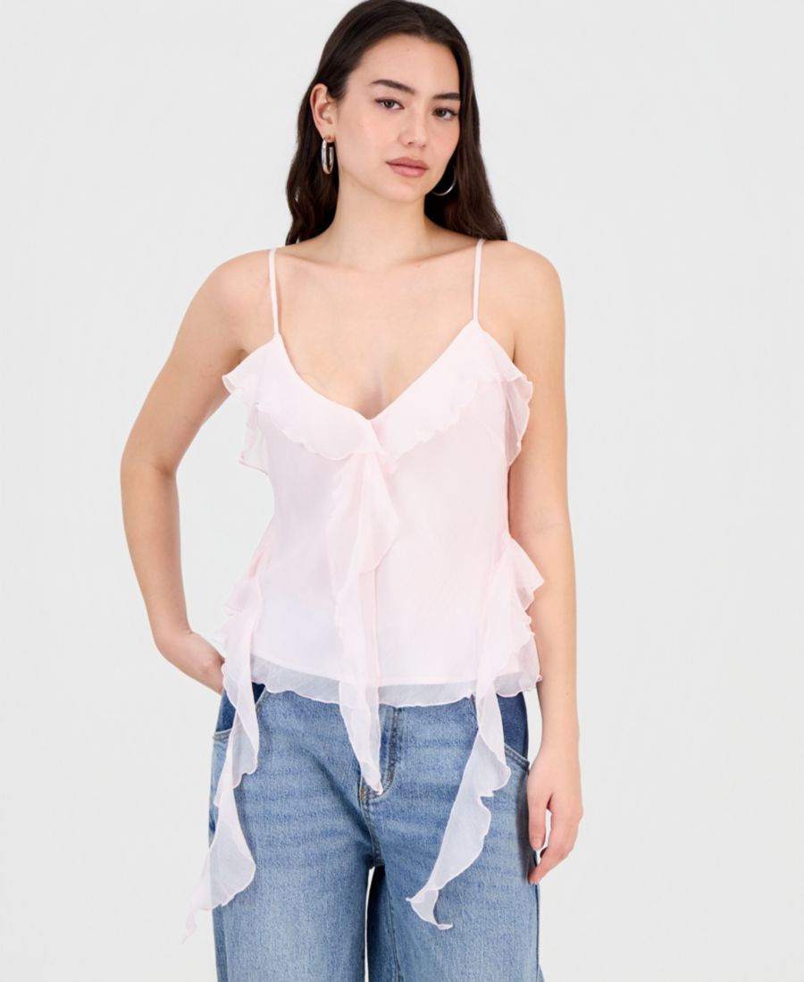 Женская майка с рюшами Cascade, эксклюзивно от Macy's Bar III, Baby Pink
Женская майка с рюшами Cascade, эксклюзивно от Macy's Bar III, Baby Pink