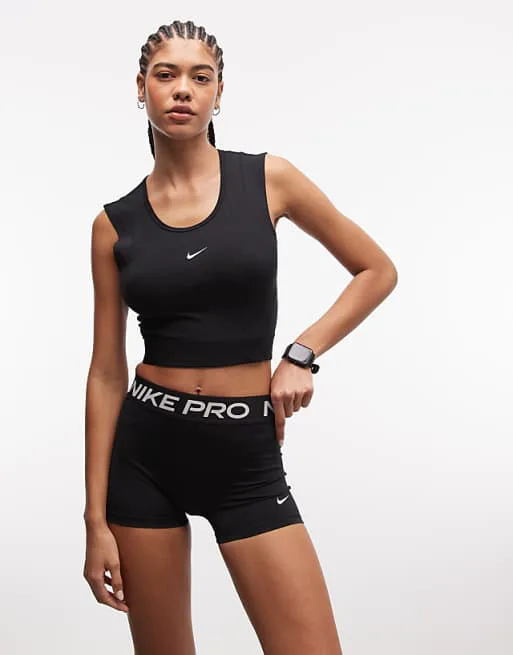 Черные шорты со средней посадкой (размер 3 дюйма) Nike Pro Training Dri-FIT 365
Черные шорты со средней посадкой (размер 3 дюйма) Nike Pro Training Dri-FIT 365