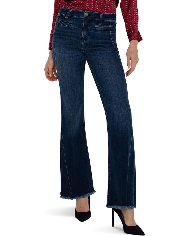 Джинсы Liverpool Los Angeles Petite Hannah with Welt Pockets and Front Seam Detail Eco Stretch Denim, цвет Mount Dora 
Джинсы Liverpool Los Angeles Petite Hannah with Welt Pockets and Front Seam Detail Eco Stretch Denim, цвет Mount Dora