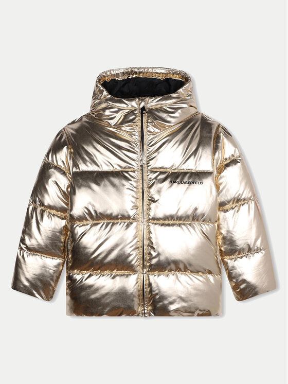 Пуховик стандартного кроя Karl Lagerfeld Kids, золотой
Пуховик стандартного кроя Karl Lagerfeld Kids, золотой
