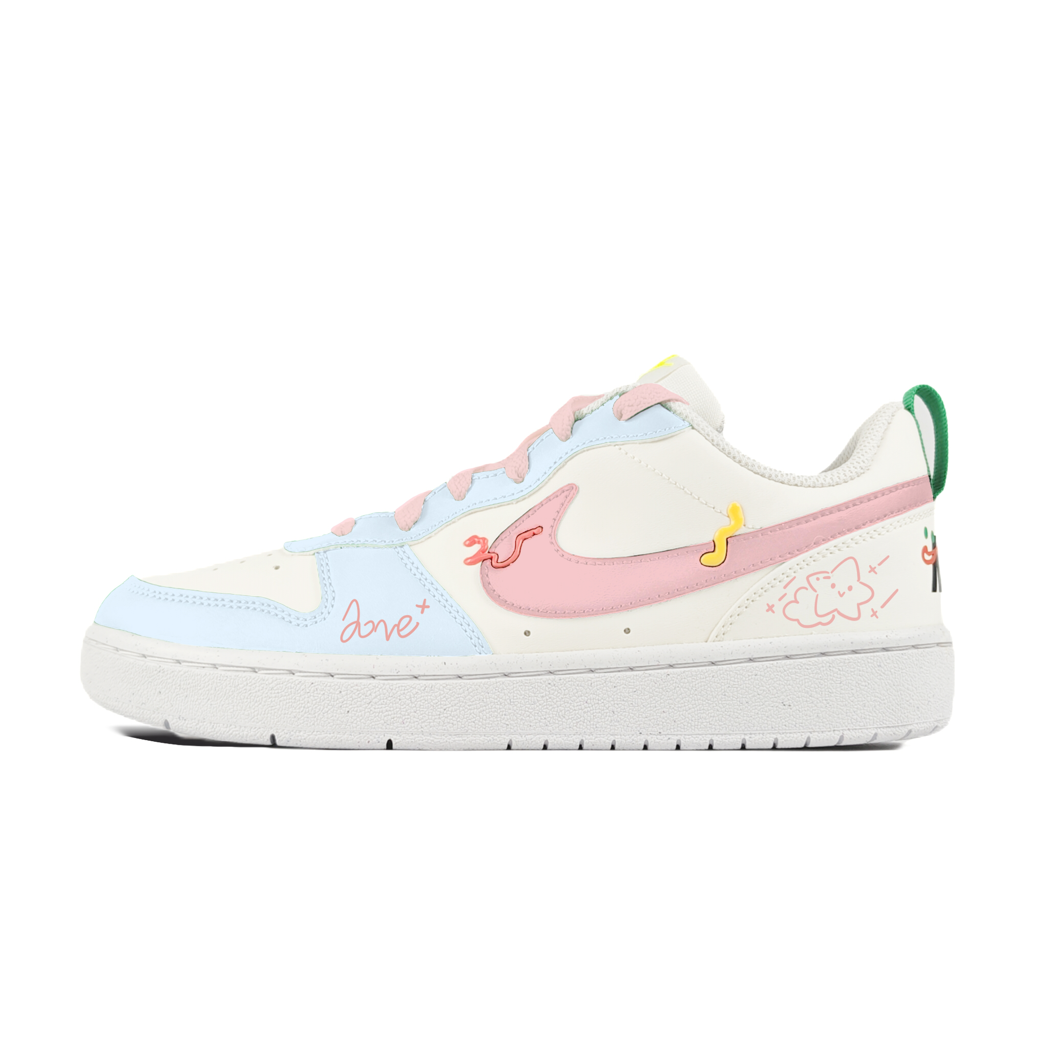 Nike Детские кроссовки для скейтбординга Court Borough Low Recraft Bg с противоскользящей подошвой, износостойкие, розовые, для подростков
Nike Детские кроссовки для скейтбординга Court Borough Low Recraft Bg с противоскользящей подошвой, износостойкие, розовые, для подростков