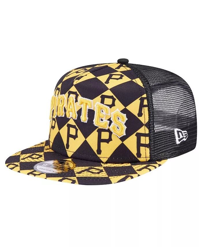 Мужская черная кепка Pittsburgh Pirates Seeing Diamonds с А-образной рамкой Trucker 9FIFTY Snapback New Era, черный
Мужская черная кепка Pittsburgh Pirates Seeing Diamonds с А-образной рамкой Trucker 9FIFTY Snapback New Era, черный