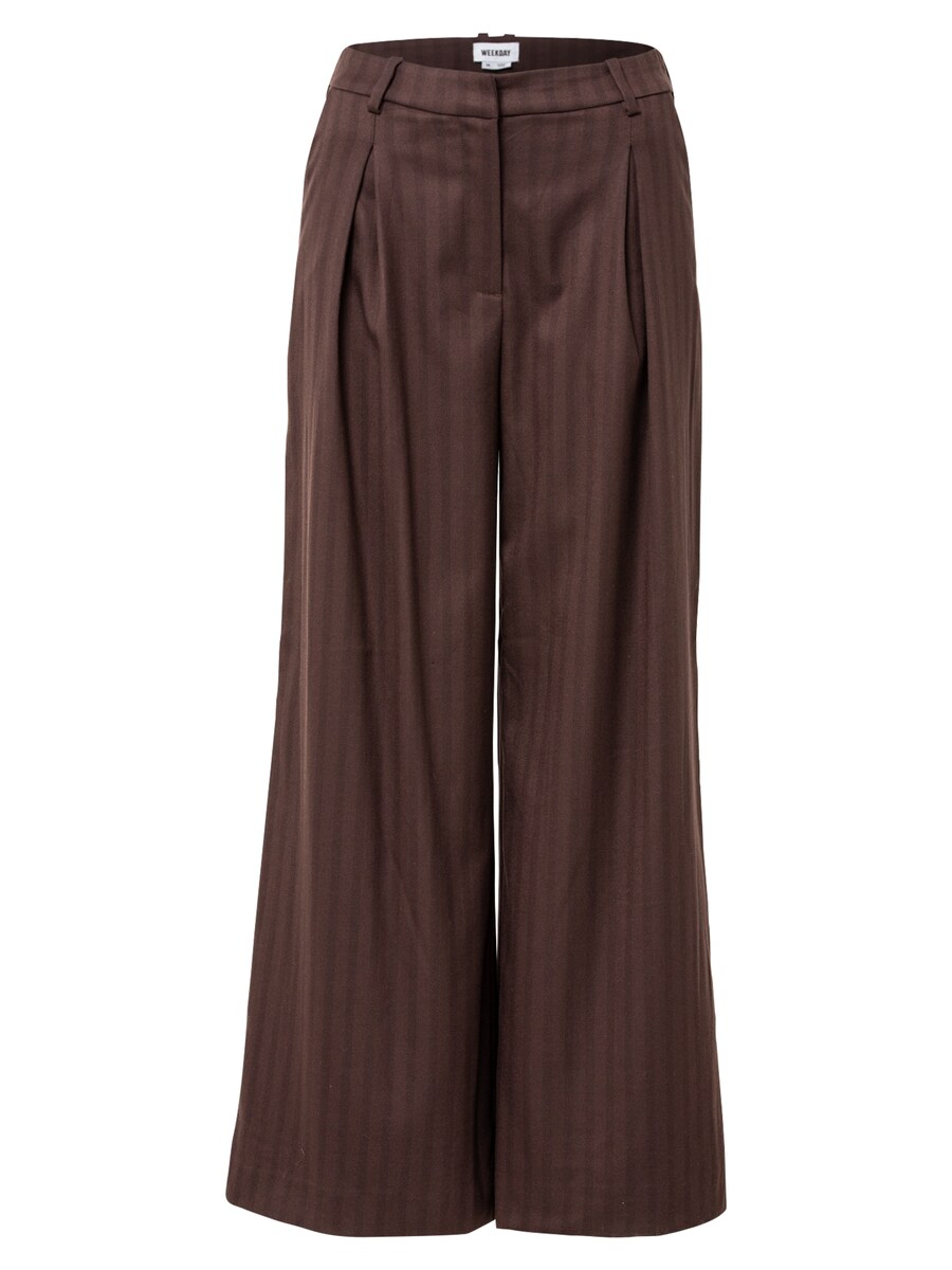 Брюки со складками спереди WEEKDAY Wide leg Pleat-Front Pants Indy, цвет brown/dark brown
Брюки со складками спереди WEEKDAY Wide leg Pleat-Front Pants Indy, цвет brown/dark brown