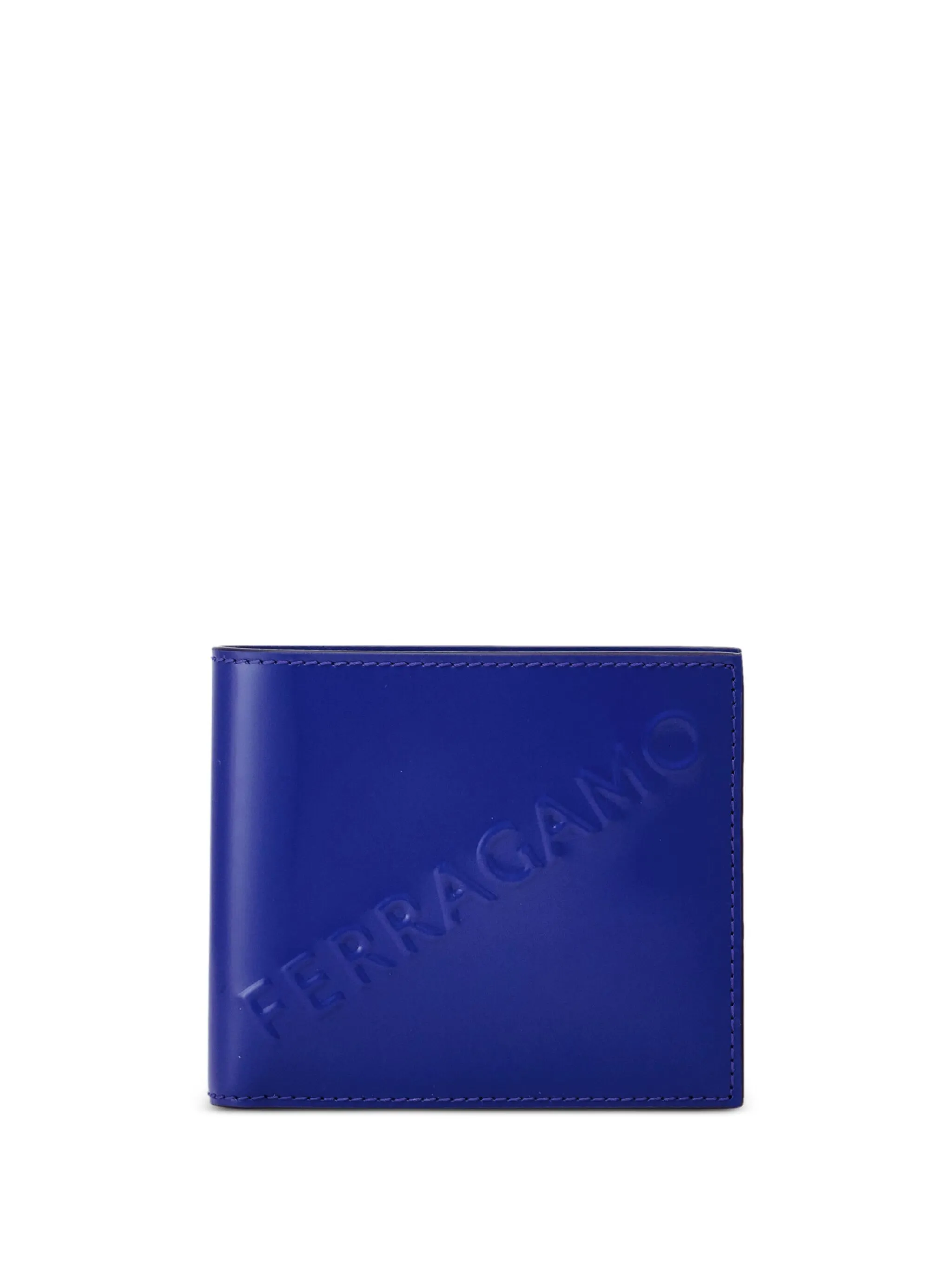 Кошелек с тисненым логотипом Ferragamo, синий
Кошелек с тисненым логотипом Ferragamo, синий