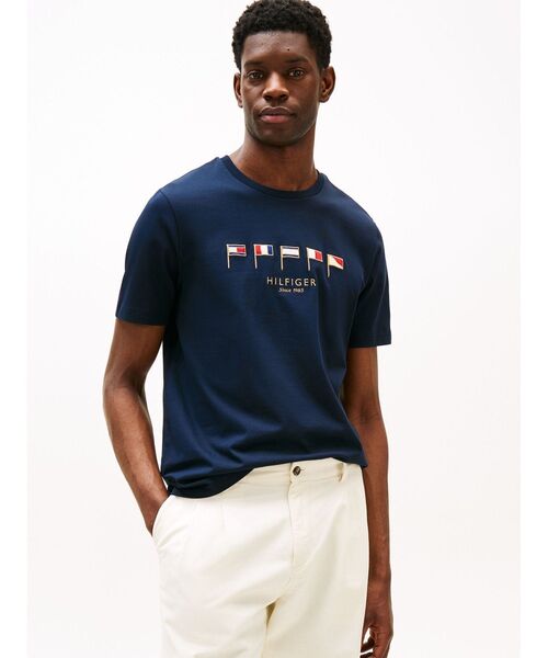Футболка, принт с флагами TOMMY HILFIGER
Футболка, принт с флагами TOMMY HILFIGER