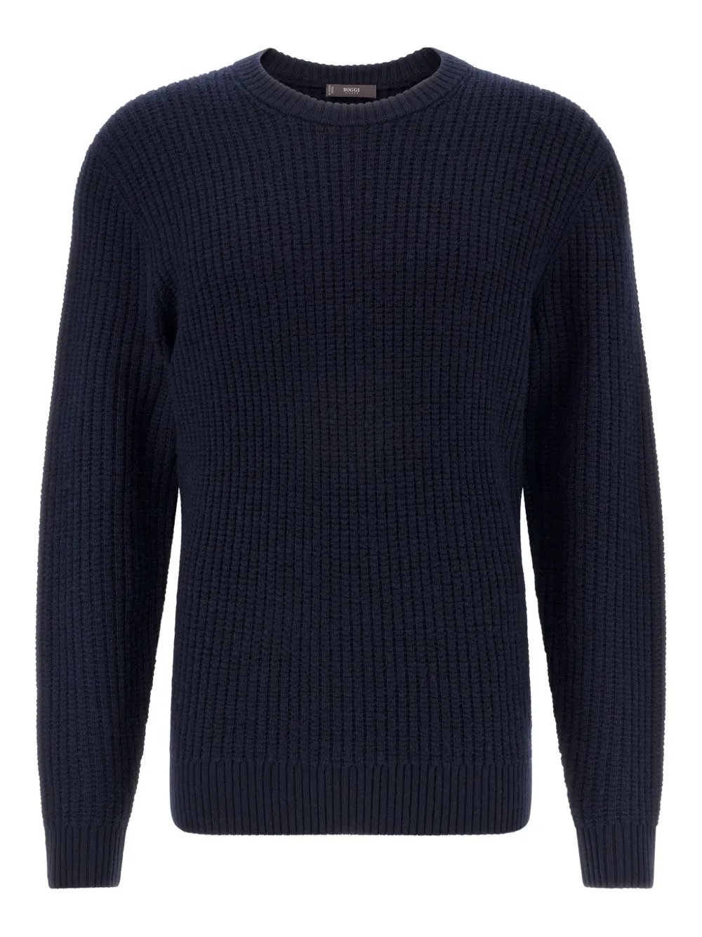 Свитер с круглым вырезом и вафельной вязкой Boggi Milano, синий
Свитер с круглым вырезом и вафельной вязкой Boggi Milano, синий