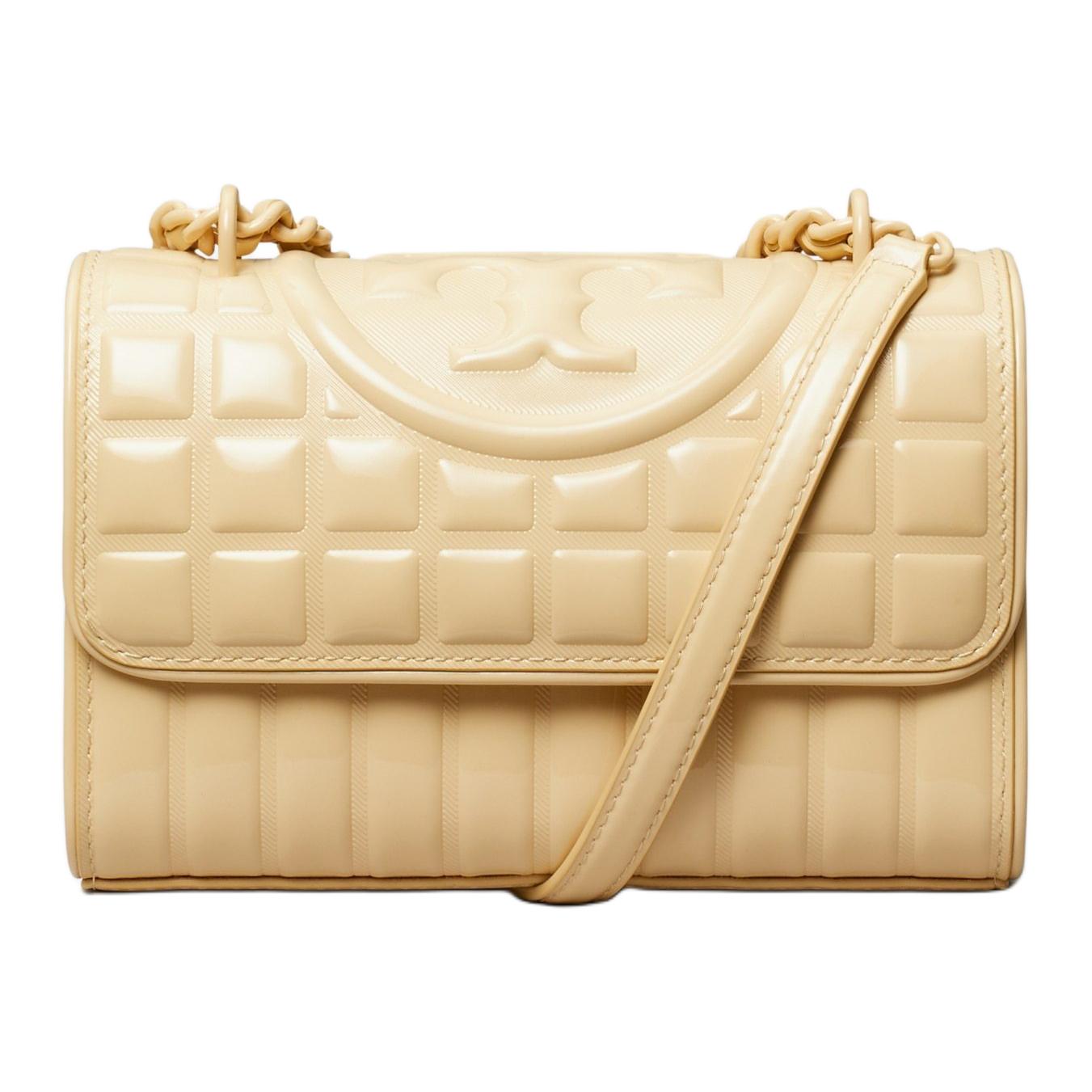 Кожаная сумка через плечо Fleming Patent Leather, Nappa Leather, Vanilla, Tory Burch
Кожаная сумка через плечо Fleming Patent Leather, Nappa Leather, Vanilla, Tory Burch