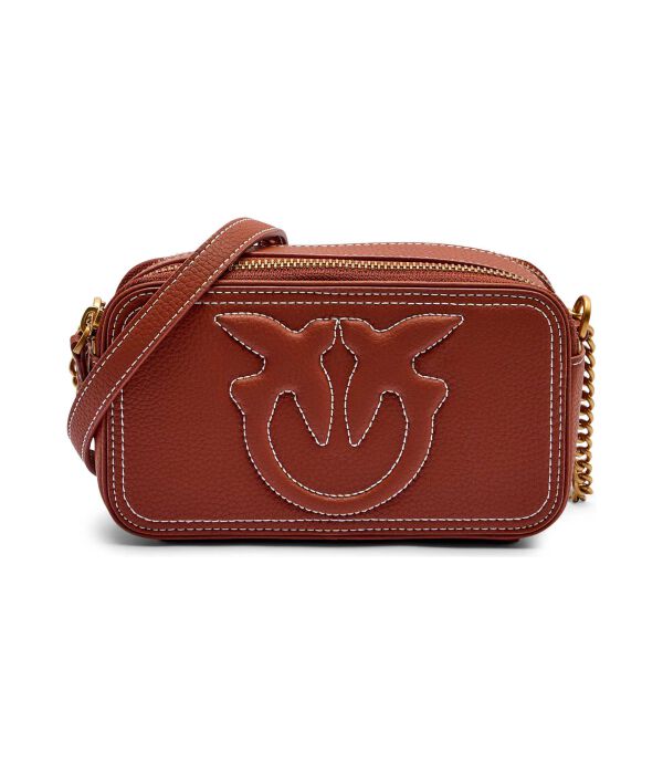 Кожаная сумочка Кэрри Pinko, коричневый
Кожаная сумочка Кэрри Pinko, коричневый