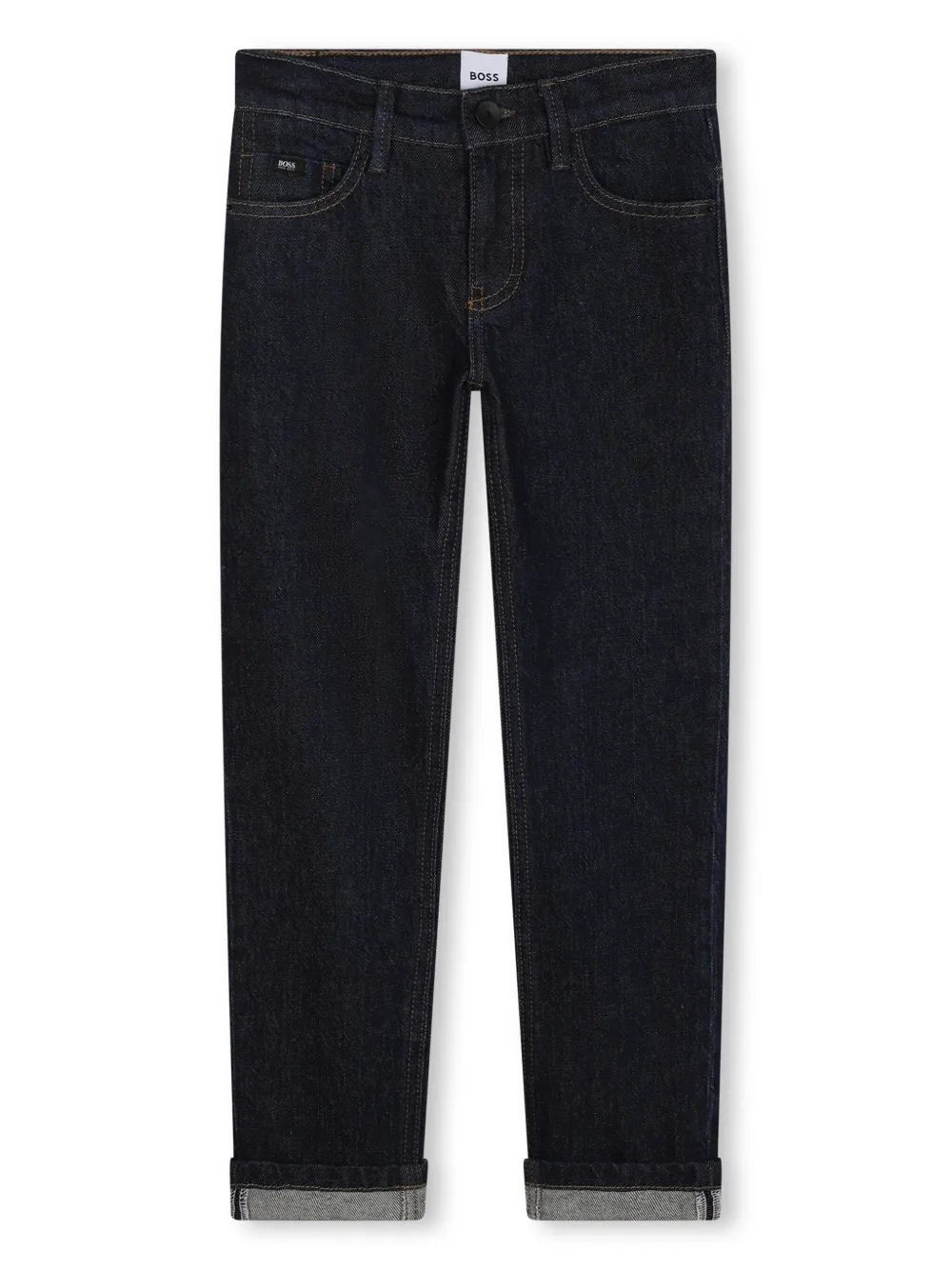 Прямые джинсы средней посадки BOSS Kidswear, синий
Прямые джинсы средней посадки BOSS Kidswear, синий