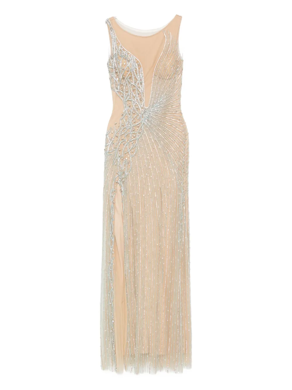 Платье макси с круглым вырезом и отделкой Holland & Holland, нейтральный
Платье макси с круглым вырезом и отделкой Holland & Holland, нейтральный