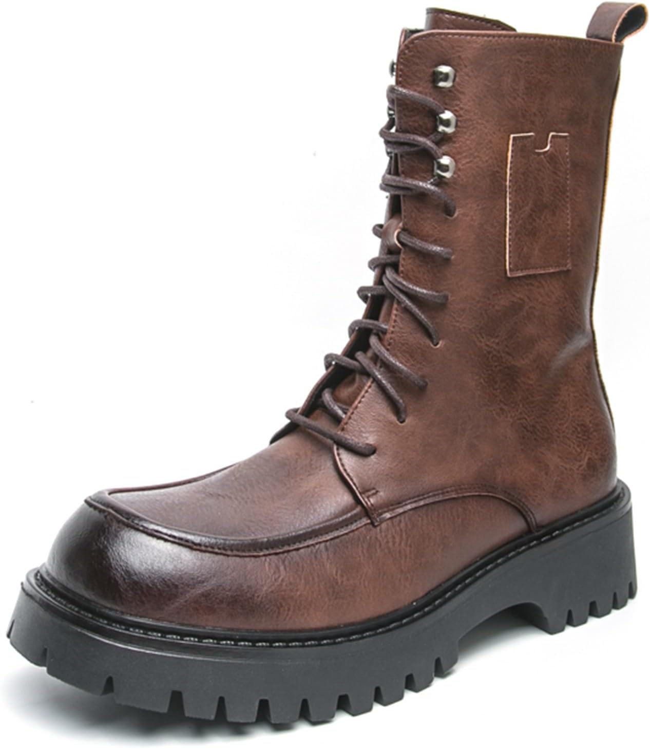 Мужские кожаные военные ботинки Dacnakby, средняя длина, боевые ботинки, подошва на платформе, для мотоциклов, охоты, прогулок на открытом воздухе, западные ковбойские ботинки, коричневый
Мужские кожаные военные ботинки Dacnakby, средняя длина, боевые ботинки, подошва на платформе, для мотоциклов, охоты, прогулок на открытом воздухе, западные ковбойские ботинки, коричневый