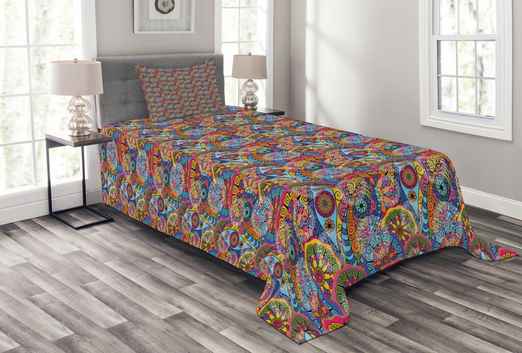 ABAKUHAUS Комплект покрывала Mandala, абстрактные мотивы, комплект со моющимися наволочками, для односпальных кроватей 170 х 220 см, разноцветный
ABAKUHAUS Комплект покрывала Mandala, абстрактные мотивы, комплект со моющимися наволочками, для односпальных кроватей 170 х 220 см, разноцветный