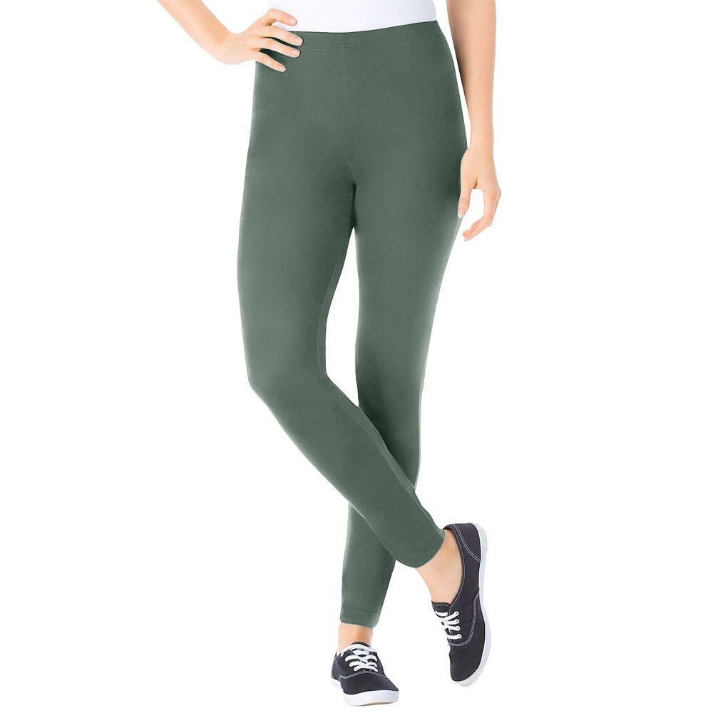 Женщина в женских леггинсах из эластичного хлопка больших размеров Woman Within, цвет Pine
Женщина в женских леггинсах из эластичного хлопка больших размеров Woman Within, цвет Pine