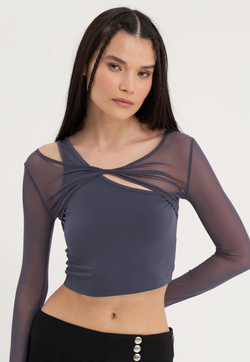 Рубашка с длинным рукавом Even&Odd, цвет blue grey 
Рубашка с длинным рукавом Even&Odd, цвет blue grey