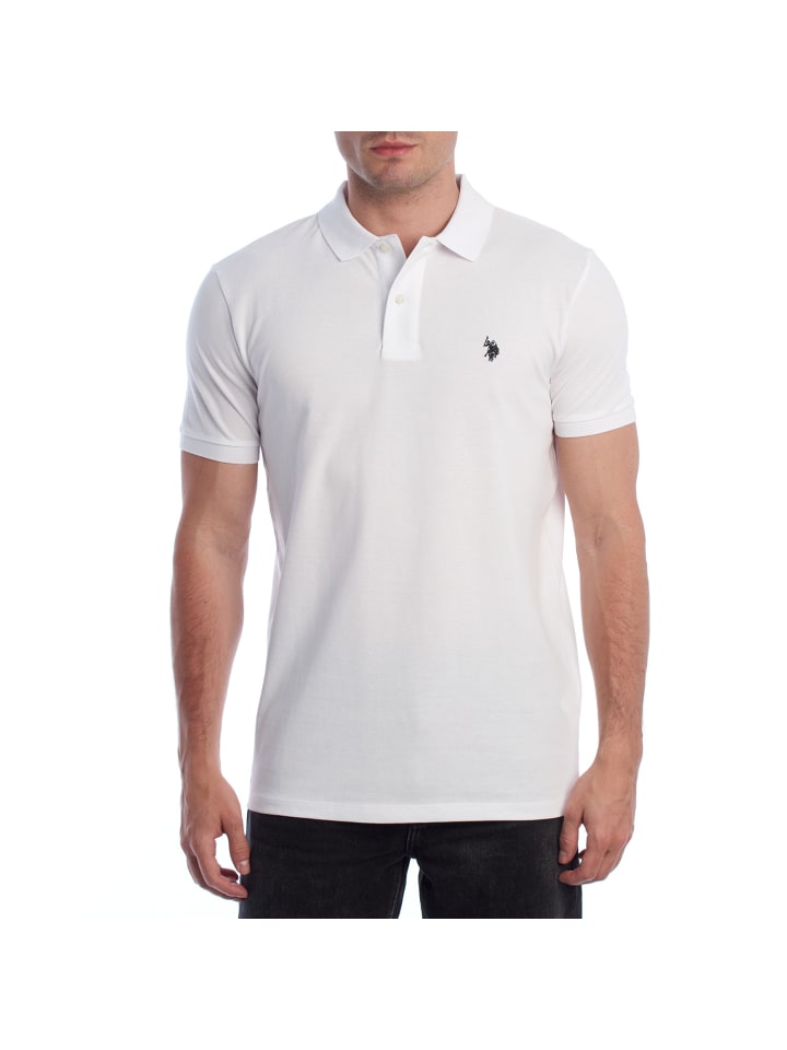 Рубашка-поло U.S. Polo Assn., белый 
Рубашка-поло U.S. Polo Assn., белый