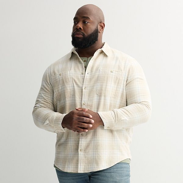 Фланелевая рубашка с длинным рукавом Big & tall super soft brushed Sonoma Goods For Life, Rustic Plaid Oat
Фланелевая рубашка с длинным рукавом Big & tall super soft brushed Sonoma Goods For Life, Rustic Plaid Oat
