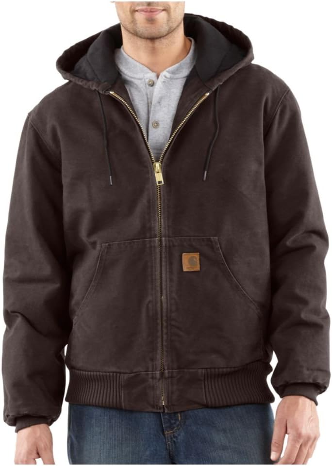Carhartt мужская утепленная стеганая куртка Big-Tall Sandstone Active, Dark Brown
Carhartt мужская утепленная стеганая куртка Big-Tall Sandstone Active, Dark Brown