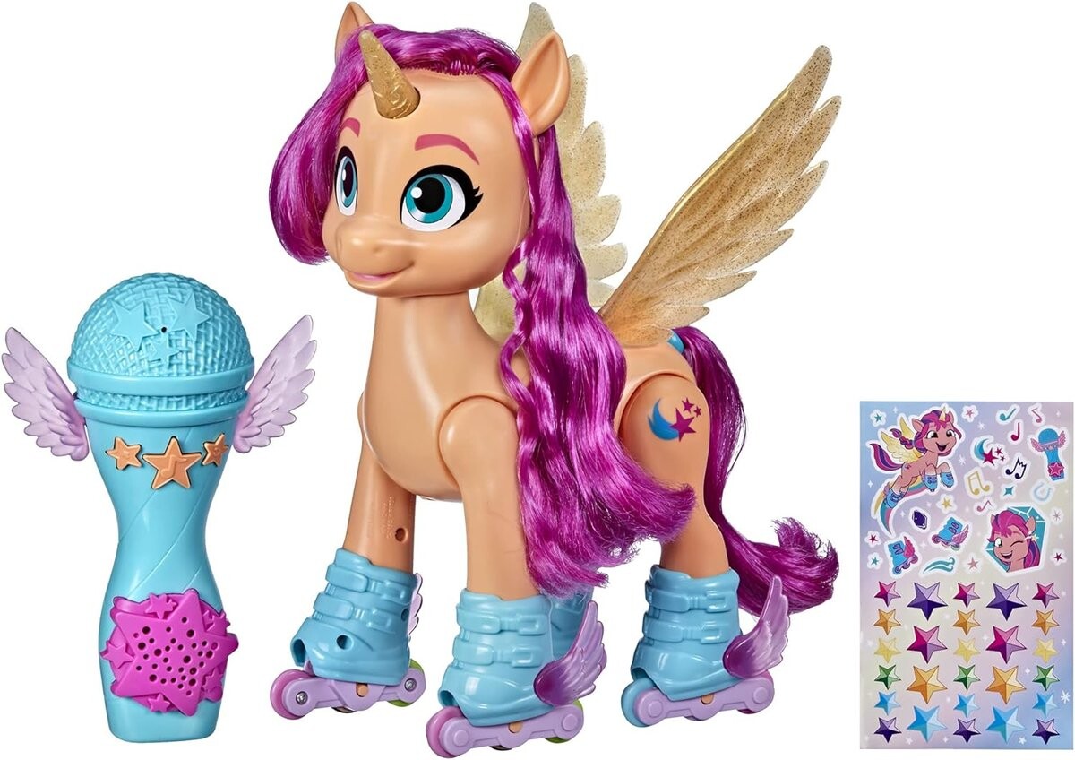 Hasbro, интерактивная фигурка, My Little Pony, Поющая Санни на роликовых коньках
Hasbro, интерактивная фигурка, My Little Pony, Поющая Санни на роликовых коньках
