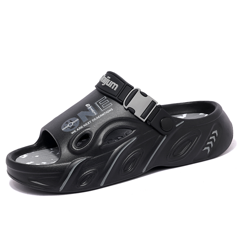 NANJIREN Пляжные сандалии унисекс черно-серые, цвет Black Gray 
NANJIREN Пляжные сандалии унисекс черно-серые, цвет Black Gray