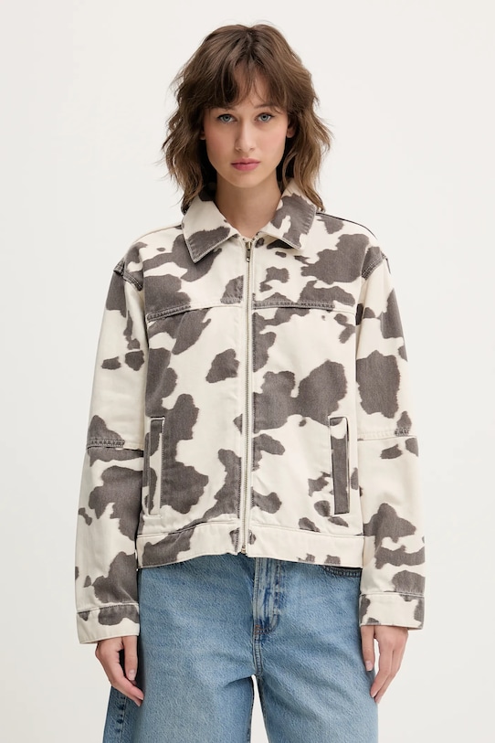 Джинсовая куртка Abercrombie & Fitch, бежевый 
Джинсовая куртка Abercrombie & Fitch, бежевый