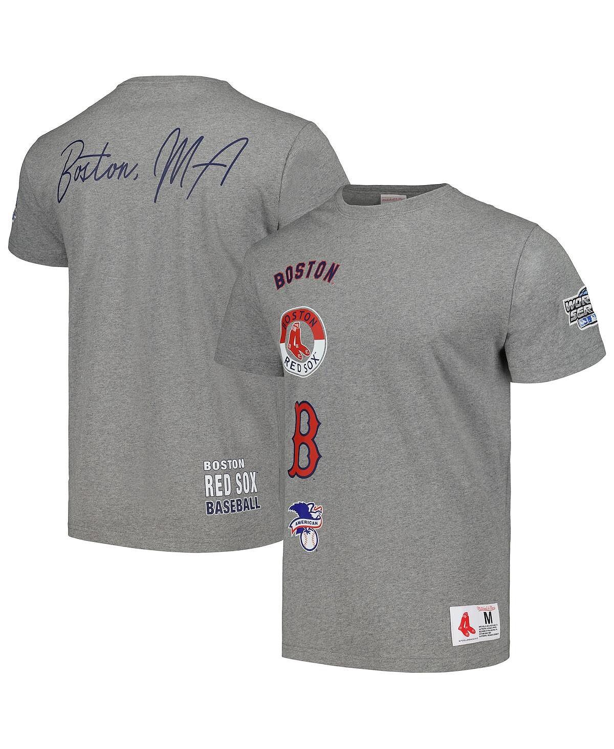 Мужская футболка Heather Grey Boston Red Sox Cooperstown Collection City Collection Mitchell & Ness
Мужская футболка Heather Grey Boston Red Sox Cooperstown Collection City Collection Mitchell & Ness