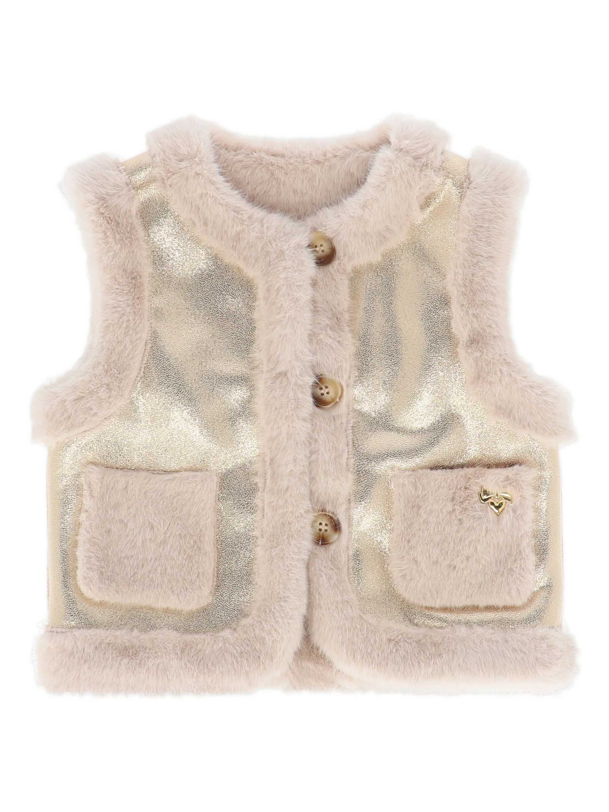 Жилет из искусственного меха с эффектом металлик Angel'S Face Kids, желтый
Жилет из искусственного меха с эффектом металлик Angel'S Face Kids, желтый