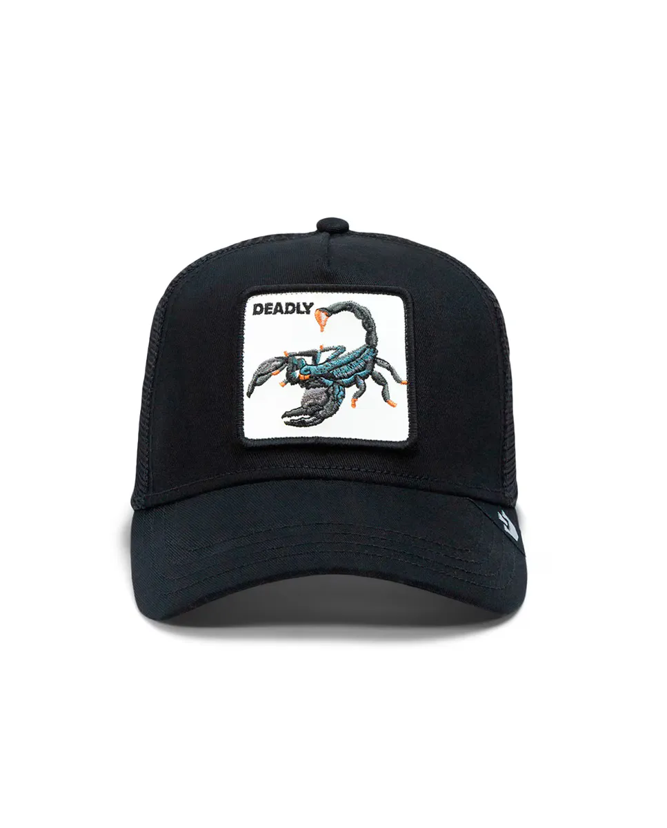 Бейсболка передняя нашивка скорпиона Goorin Bros, чёрный 
Бейсболка передняя нашивка скорпиона Goorin Bros, чёрный