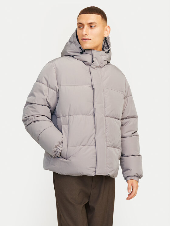 Пуховик стандартного кроя Jack&Jones, серый 
Пуховик стандартного кроя Jack&Jones, серый