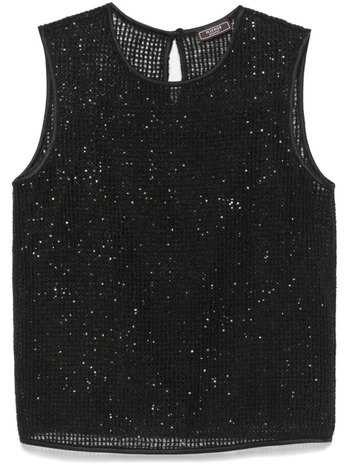 Peserico топ рыхлой вязки, черный
Peserico топ рыхлой вязки, черный