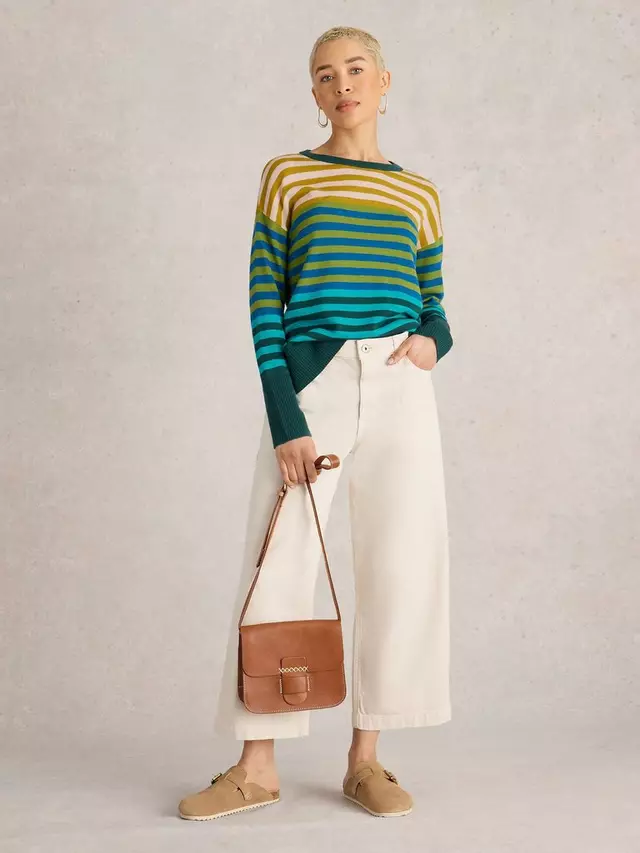 Джемпер White Stuff Olive Stripe Organic Cotton Blend, цвет green/multi
Джемпер White Stuff Olive Stripe Organic Cotton Blend, цвет green/multi