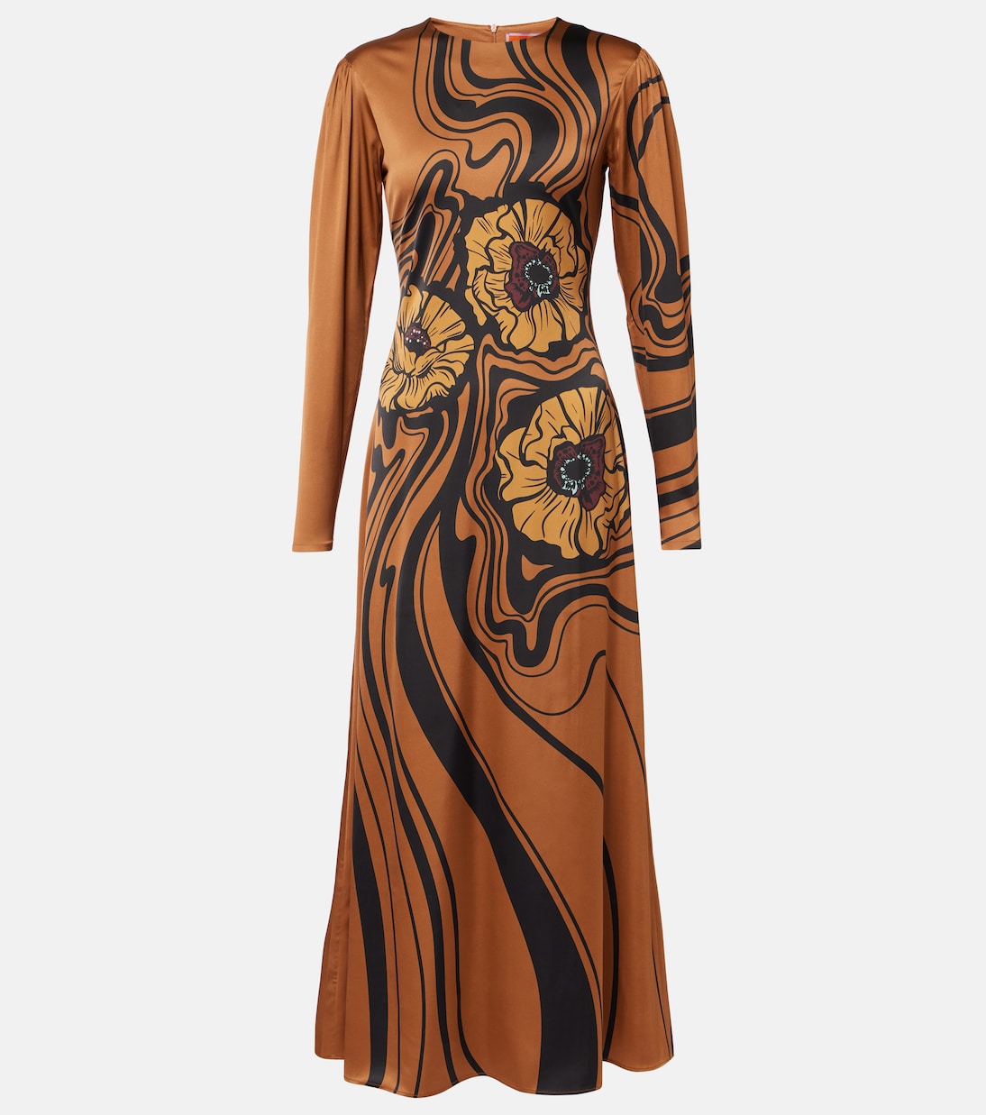 Облегающее платье-макси из цветочного атласа Swing La DoubleJ, Big Blooms
Облегающее платье-макси из цветочного атласа Swing La DoubleJ, Big Blooms