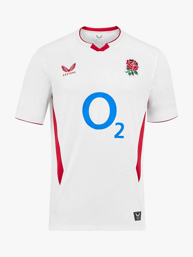 Мужская футболка для регби England Home RFU Castore, White / Red
Мужская футболка для регби England Home RFU Castore, White / Red